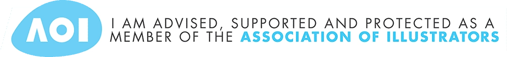 Badge for the Association of Illustrators
