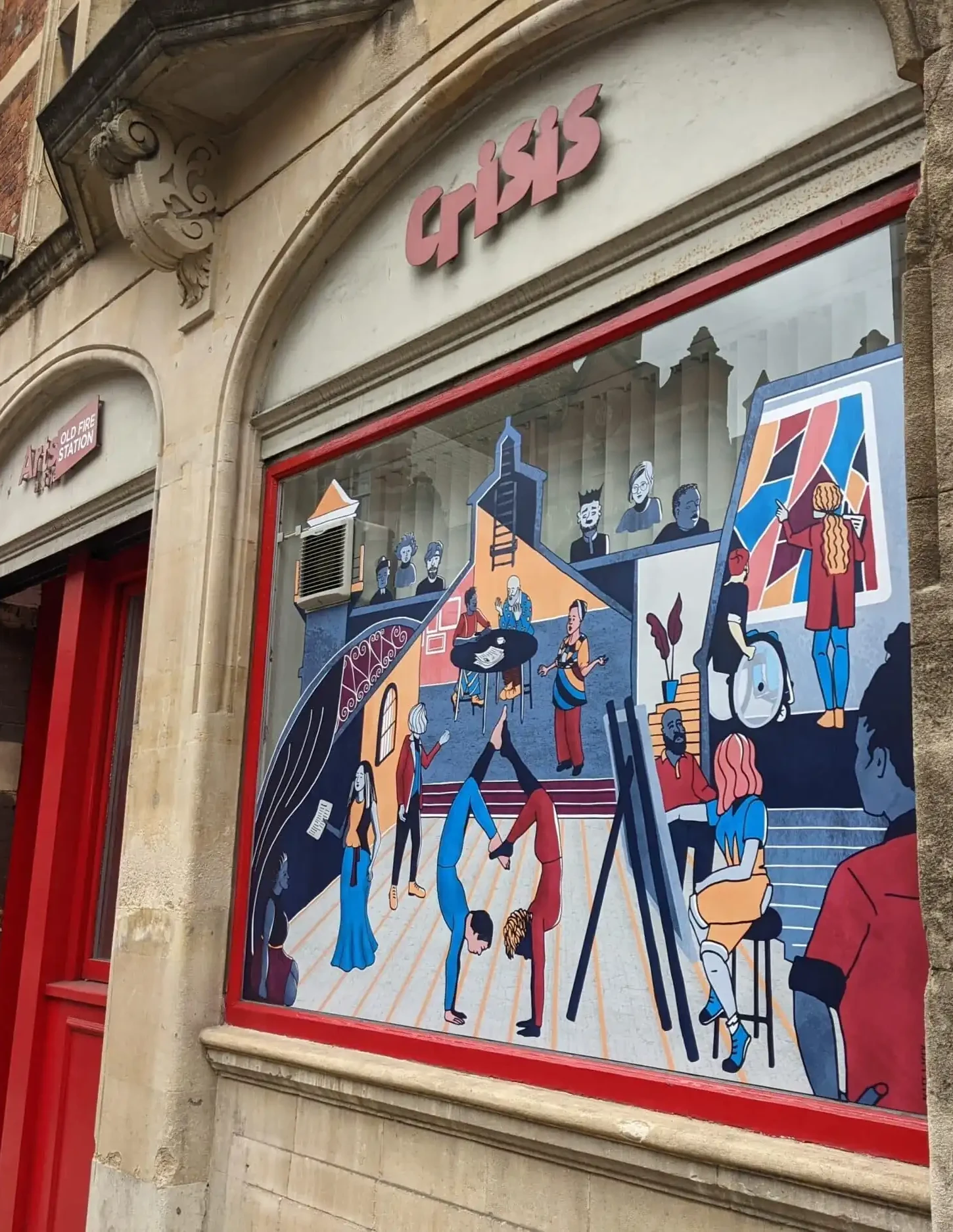 Brand illustrations for Arts at the Old Fire Station Oxford by Kati Lacey brand illustrator for arts centre Brand illustrations for Arts at the Old Fire Station Oxford by Kati Lacey brand illustrator for arts centre