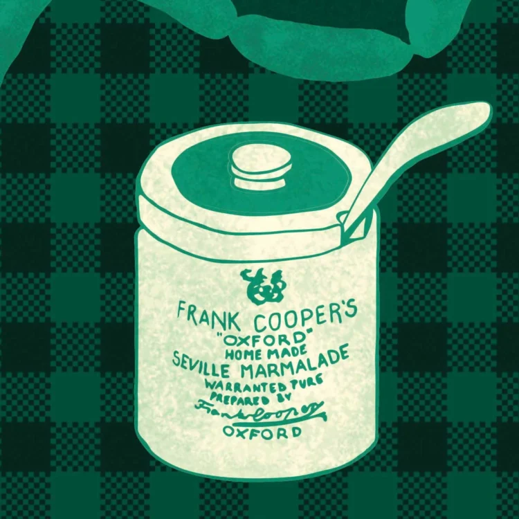 Exhibition poster for Food Stories Kati Lacey Illustration MoX Marmalade
