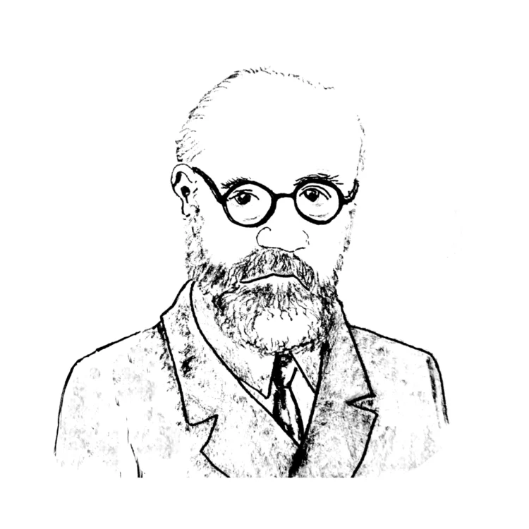 Henri Matisse line portrait by Kati Lacey