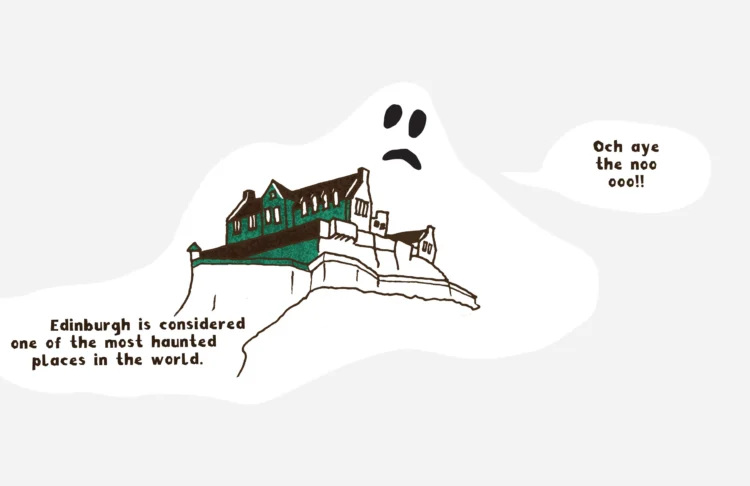 Illustrated infographic Visit Scotland fact05 by Kati Lacey freelance illustrator