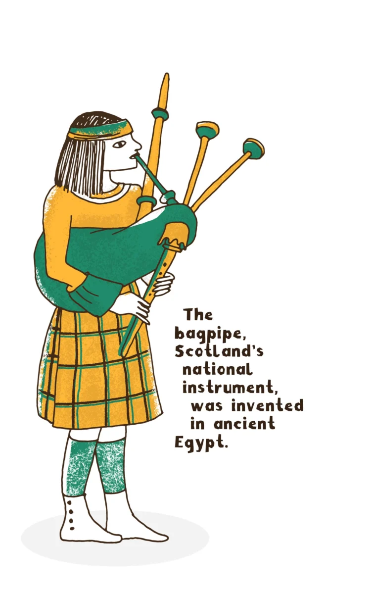 Illustrated infographic Visit Scotland fact06 by Kati Lacey freelance illustrator