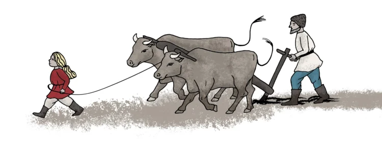 Iron Age Activities Farmin Cherish Project Educational illustrations by Kati Lacey