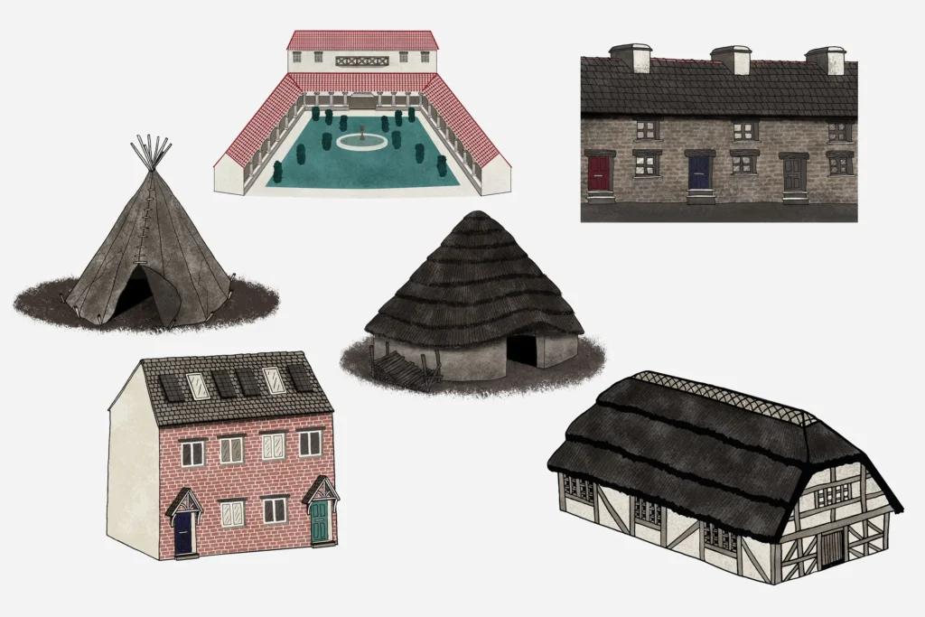 Non fiction educational material building illustrations Non fiction educational material building illustrations