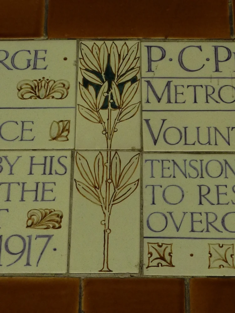 Watts Memorial in Postmans Park detail 2